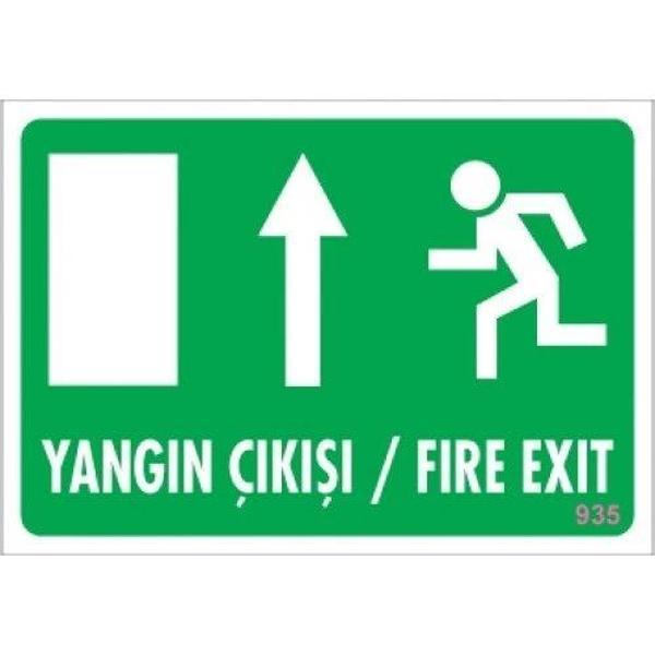 Pvc Levha "Yangın Çıkışı" 17,5*25 cm - Image 1
