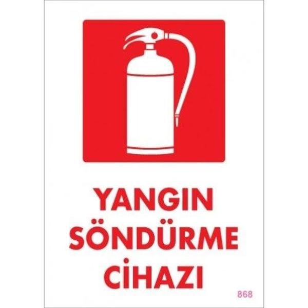 Pvc Levha "Yangın Söndürme Cihazı" 25X35 Cm - Image 1