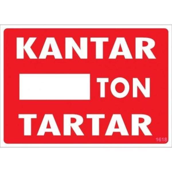 Pvc Levha "Kantar Ton Tartar" 25*35 cm - Image 1