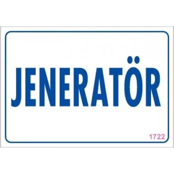 Pvc Levha "Jeneratör" 17,5*25 cm - Image 1