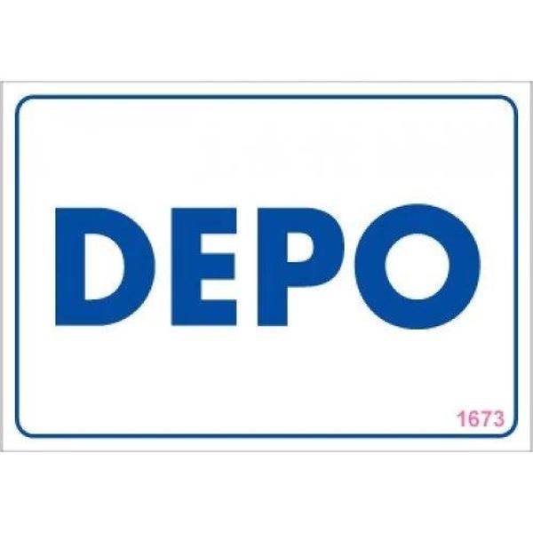 Pvc Levha "Depo" 17,5*25 cm - Image 1