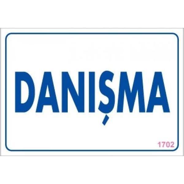 Pvc Levha "Danışma" 17,5*25 cm - Image 1
