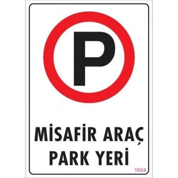 Pvc Levha "Misafir Araç Yeri" 25*35 cm - Image 1