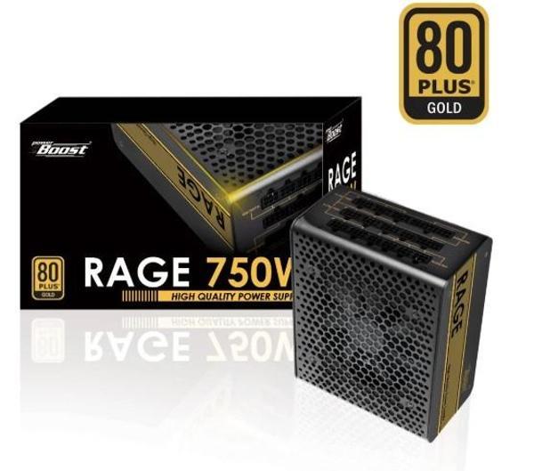 PowerBoost BST-ATX750G RAGE 750w 80+ GOLD Full Modüler 12cm Fanlı ATX PSU - Image 1