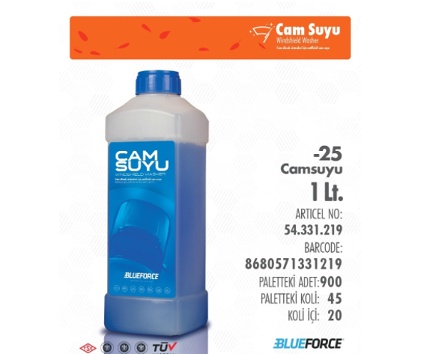 Blueforce Cam Suyu -25° ( 1 Litre ) - Image 1