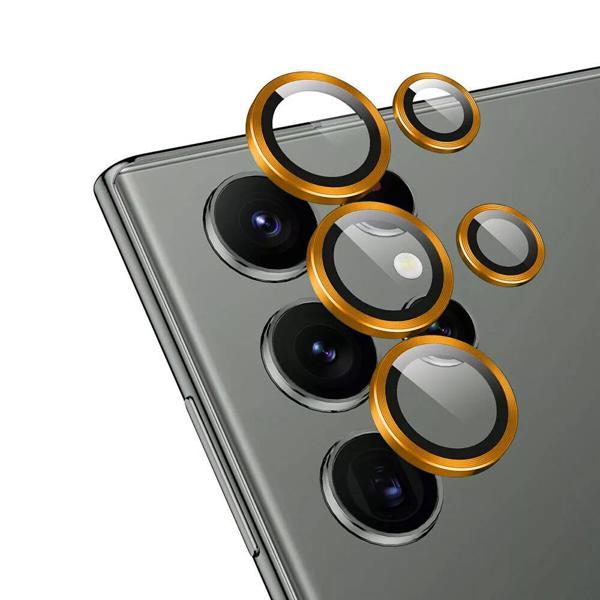 Galaxy S23 Ultra Kamera Lens Koruyucu CL-12 Premium Safir Parmak İzi Bırakmayan Anti-Reflective  - Image 1