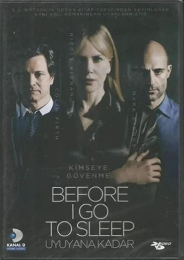 Uyuyana Kadar - Before I Go To ( Türkçe Dublaj ) ( Ambalajında - Sıfır ) DVD - Image 1