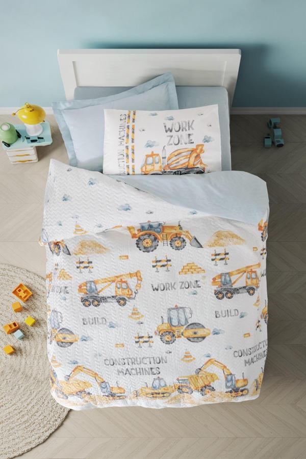 Cotton Box Junior Tek Kişilik Complete Set Buildo Mavi - Image 1