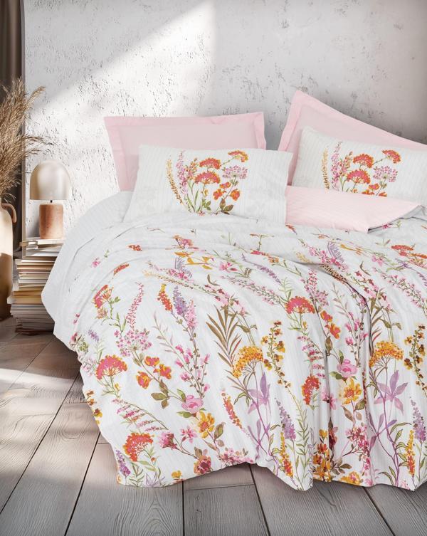 Cotton Box Tek Kişilik Nevresim Takımı Lilura Pembe - Image 1
