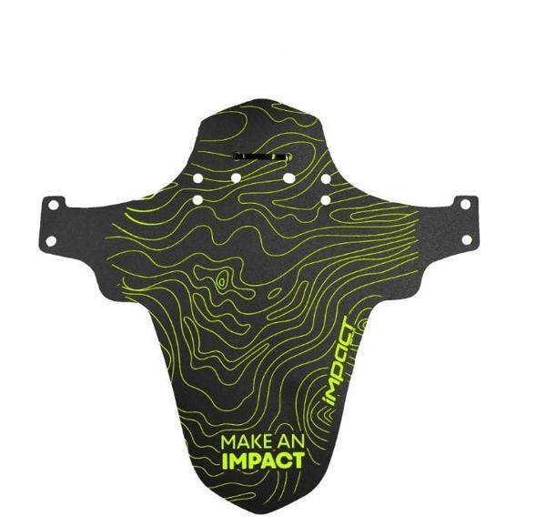 İmpact Mtb Bisiklet Çamurluk Trekking Ön Veya Arkaya Takılabilir 4 Adet Cırt Kelepçe Hediyeli Sarı - Image 1
