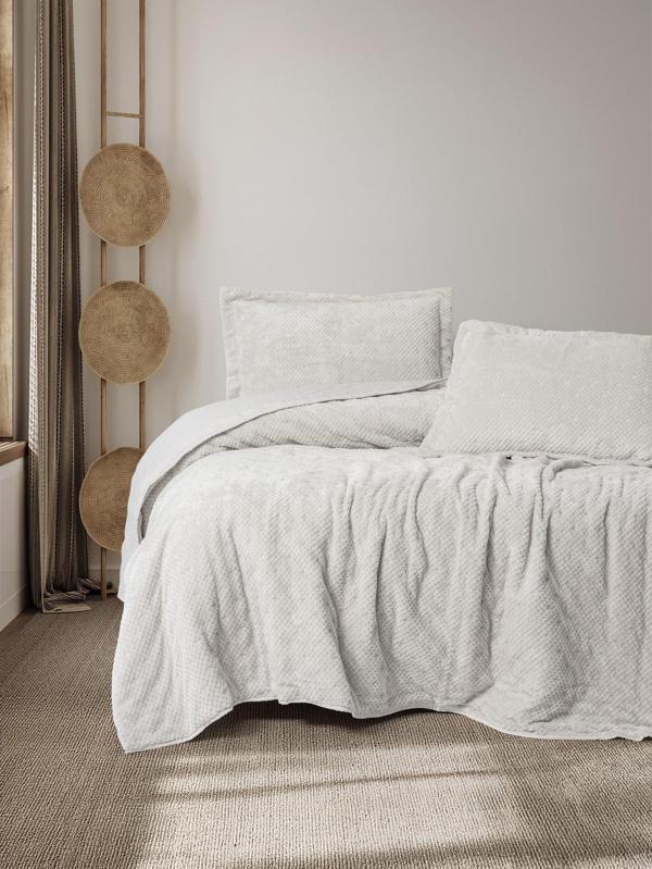 Cotton Box Softnest Tek Kişilik Yatak Örtüsü Boleta Taş - Image 1