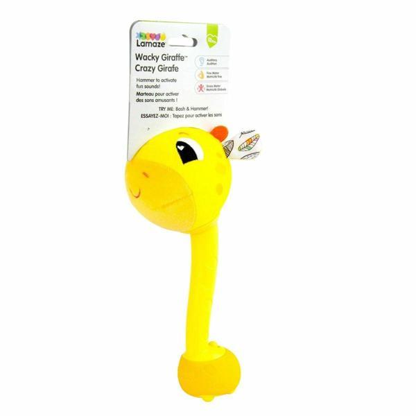 27471 Tomy Lamaze Çılgın Zürafa +3 Ay Eğitici Aktivite Oyuncağı – Renkli Çıngıraklı Diş Kaşıyıcı Bebek Gelişim Oyuncağı - Image 1