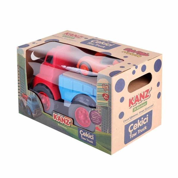 30844-LC Işıklı Sesli Büyük Boy Çekici Araba Oyuncak Dayanıklı Kurtarıcı Kamyon - Image 1