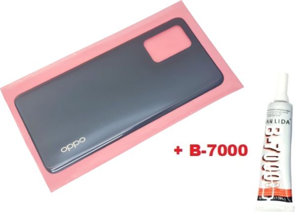 Tkgz Oppo A74 Arka Pil Batarya Kapağı (B-7000) SİYAH - Image 1