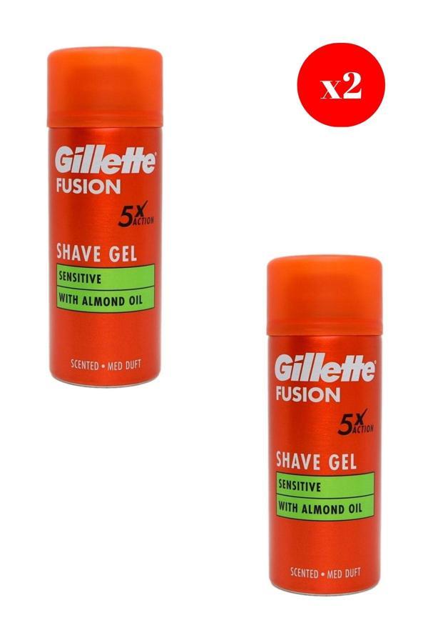 Gillette Fusion5 Ultra Sensitive Traş Jeli 75Ml X2 ADET - Image 1