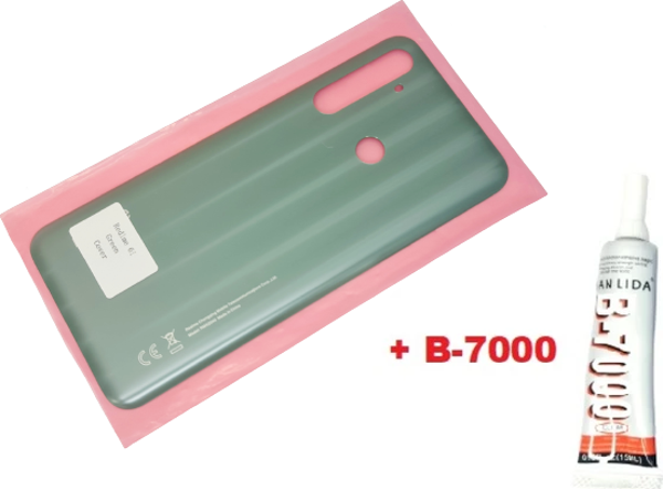 Tkgz Oppo Realme 6i Arka Pil Batarya Kapağı (B-7000) YEŞİL - Image 1