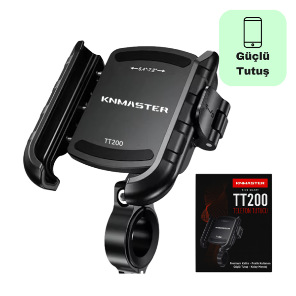 Knmaster TT-200 Tüm Motosikletlere Uyumlu Telefon Tutucu - Image 1