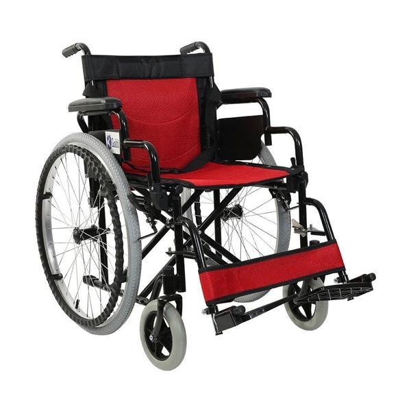 Golfi Standart Manuel Tekerlekli Sandalye | Çelik Gövde, Katlanabilir Yapı, PVC ve PNU Tekerlek G103 - Image 1