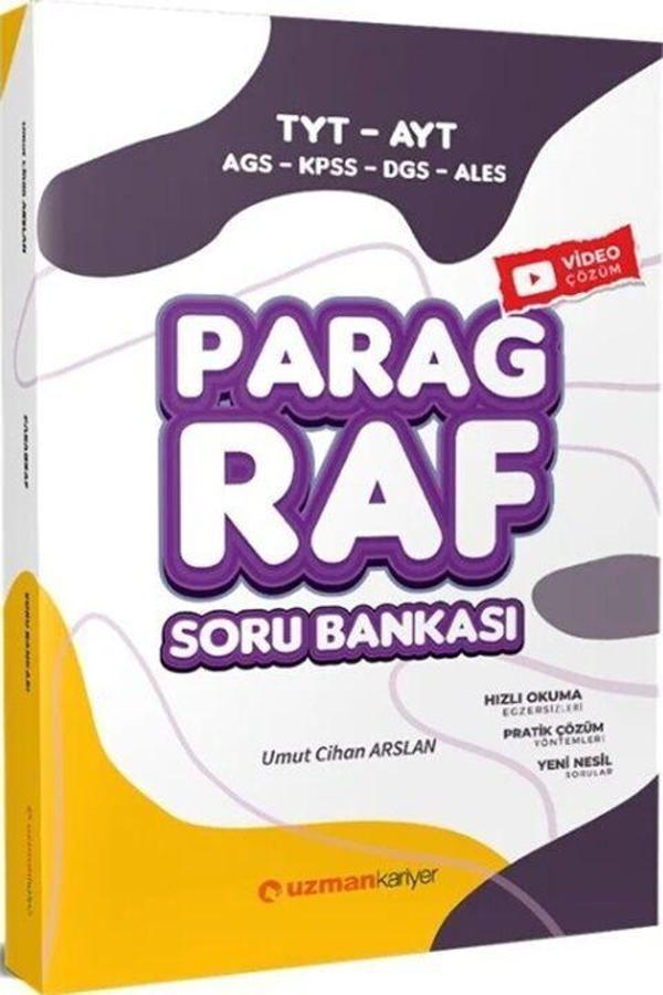 Uzman Kariyer KPSS MEB AGS DGS ALES TYT AYT Paragraf Soru Bankası - Uzman Yayınları - Image 1