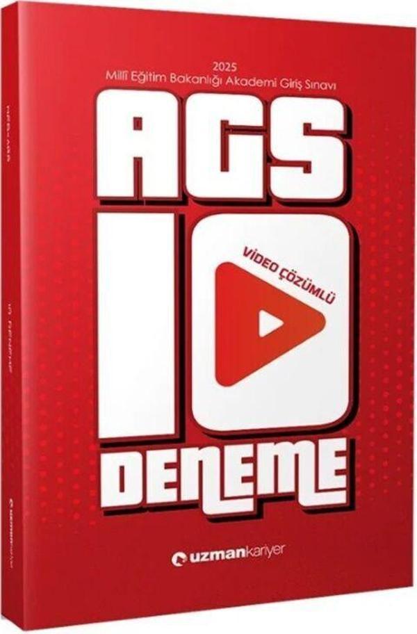 Uzman Kariyer MEB AGS 10 Deneme Çözümlü - Uzman Yayınları - Image 1