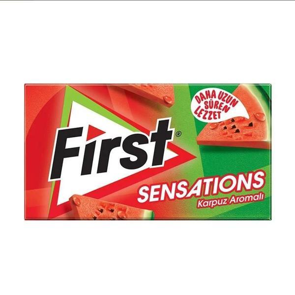 First Sensations Karpuz Aromalı Şekersiz Tatlandırıcılı Sakız - Image 1