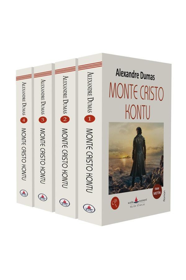 Monte Cristo Kontu ( 4 Cilt - 1274 Sayfa - Tam Metin ) - Katip Yayınevi - Image 1