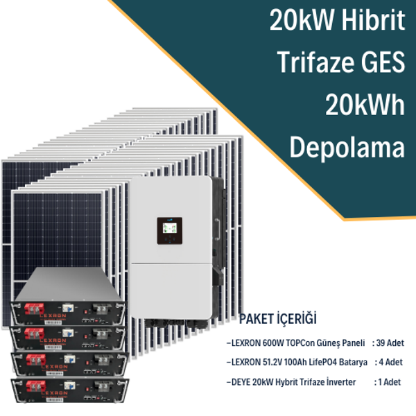 20KW TRİFAZE HİBRİT SİSTEM 1 - Image 1