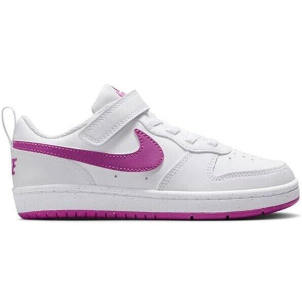 Nike Court Borough Low PS Recraft Beyaz-Mor Günlük Spor Ayakkabı - Image 1