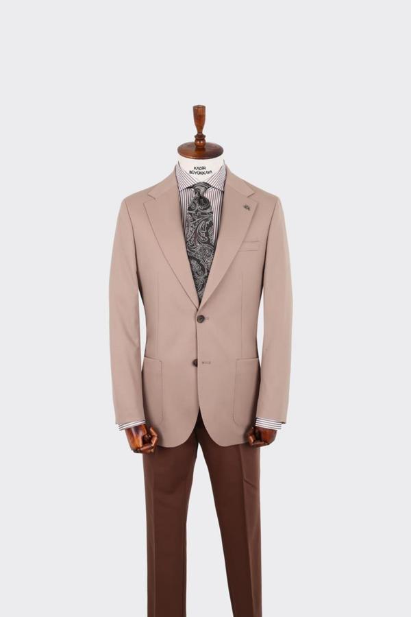 Kırlangıç Yaka Erkek Ceket-KAX5115W - Image 1