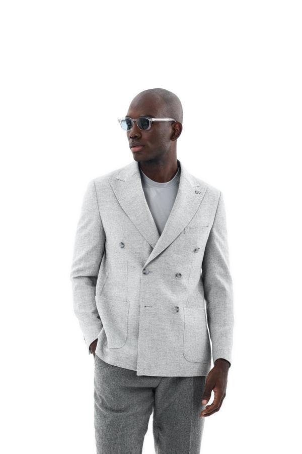 Kruvaze Erkek Ceket-KAX5234W - Image 1