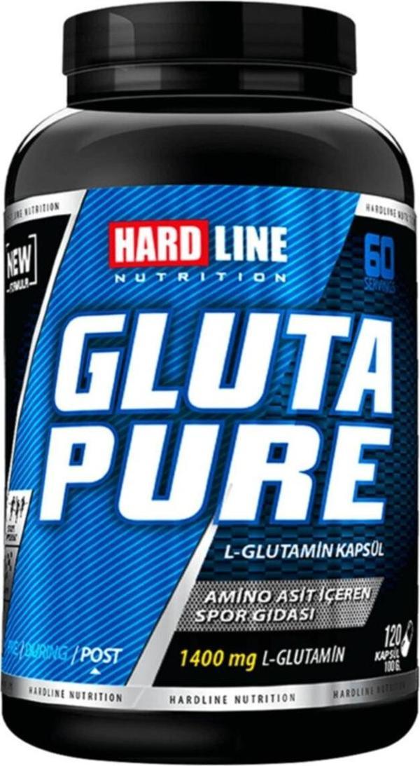 Hardline Glutapure 120 Kapsül Glutamin - Image 1