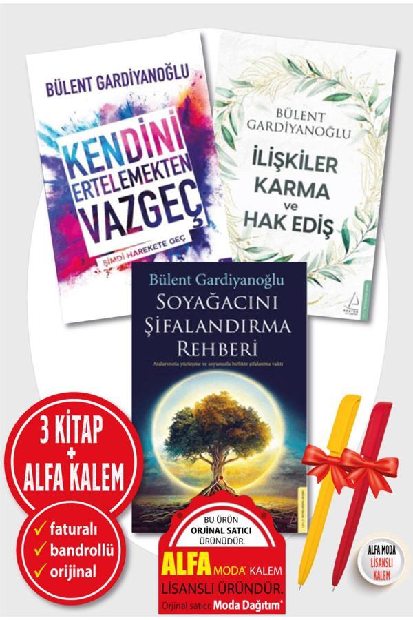 Bülent Gardiyanoğlu 3 Kitap(Kendini Ertelemekten Vazgeç + Soyağacını Şifalandırma + İlişkiler,Karma)Yeni - Destek Yayınları - Image 1