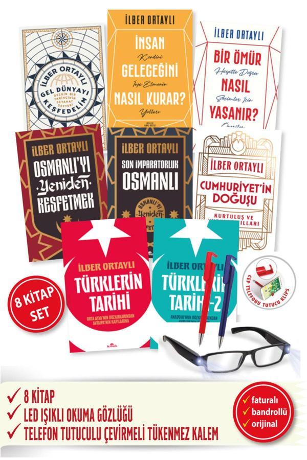 İlber Ortaylı 8 Kitap Set (Bir Ömür-Gel Dünyayı Keşfedelim-Türklerin Tarihi-Cumhuriyet’İn) Moda - Kronik Kitap - Image 1