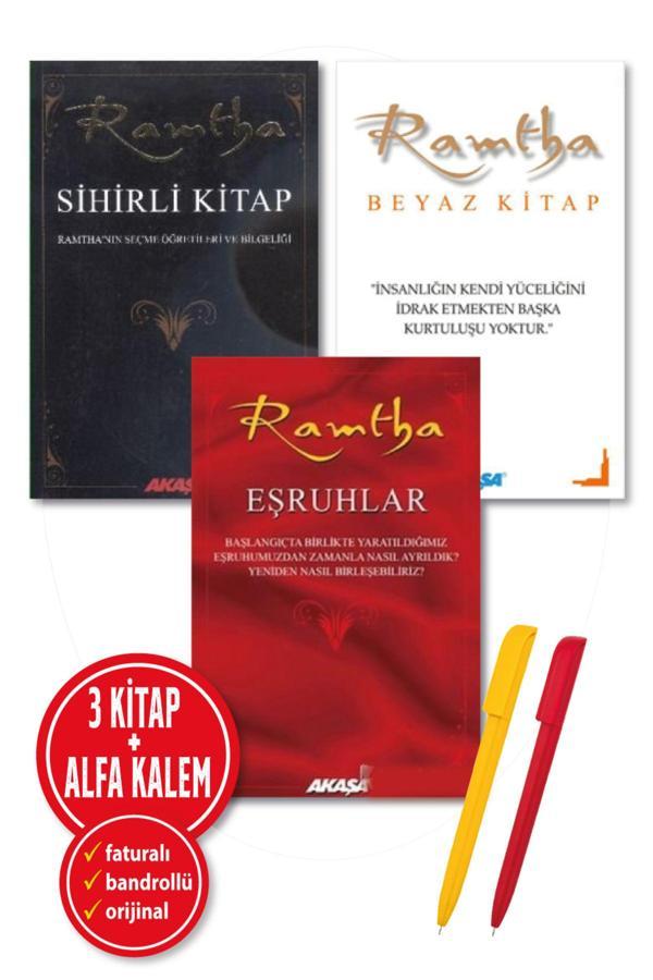 Alfa Kalem + J. Z. Knight 3 Kitap(Sihirli Kitap + Ramtha Beyaz Kitap + Ramtha Eşruhlar) Kişisel Gelişim - Akaşa Yayın - Image 1