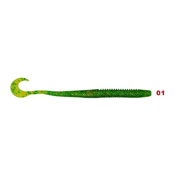 Wily CURLY Silikon Yem CL:1 13cm 4.5gr Pcs:5   - Image 1