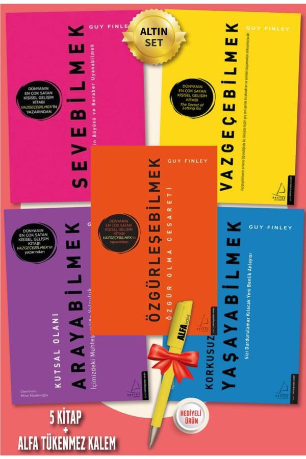 Vazgeçebilmek - Özgürleşebilmek - Sevebilmek - Korkusuzca Y. - Kutsal Olanı A. (Guy Finley) 5'Li Set - Destek Yayınları - Image 1