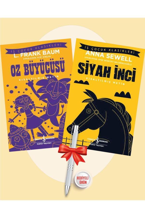 Oz Büyücüsü (L. Frank Baum) - Siyah Inci (Anna Sewell) 2'Li Set + Titanic Tükenmez Kalem Hediyeli - İş Bankası Kültür Yayınları - Image 1