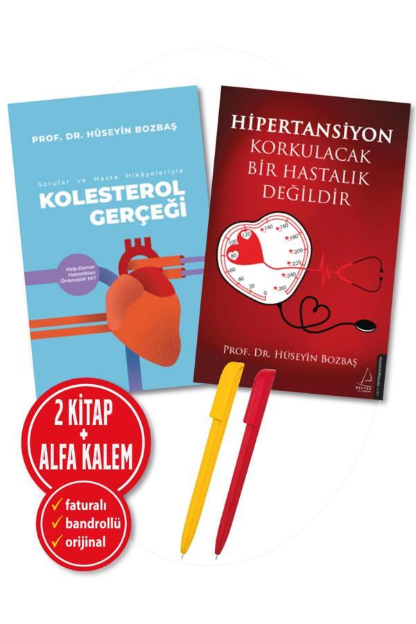 Kolestrol Gerçeği + Hipertansiyon Korkulacak Bir Hastalık Değildir(Hüseyin Bozbaş) Sağlık 2 Kitap Yeni - Destek Yayınları - Image 1