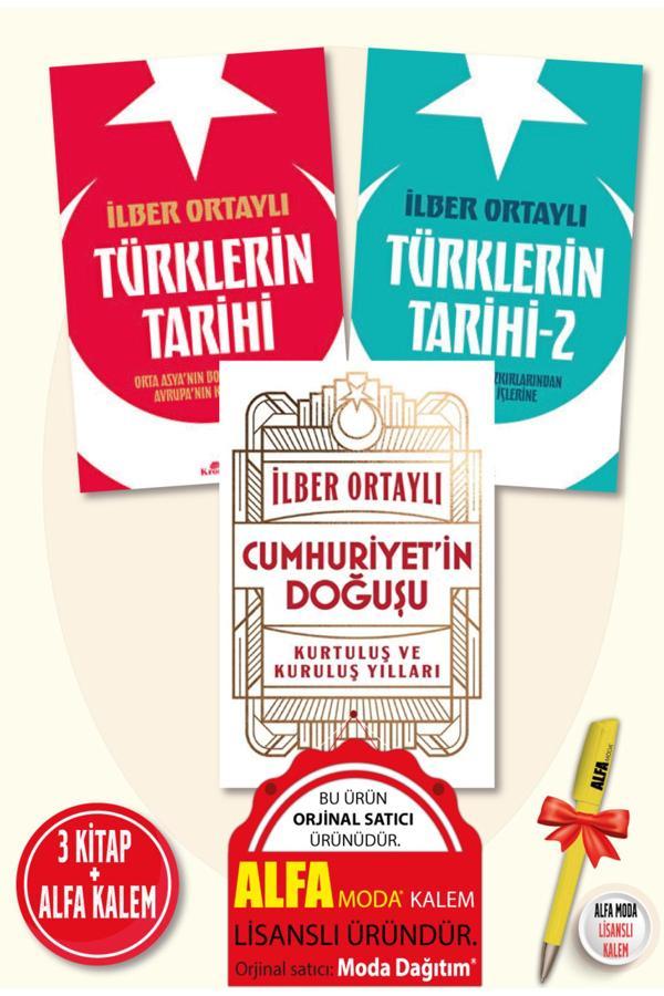 Türklerin Tarihi 1 - 2 + Cumhuriyet’İn Doğuşu / İlber Ortaylı 3 Kitap Set - Yeni Tarih- Kronik Kitap - Kronik Kitap - Image 1