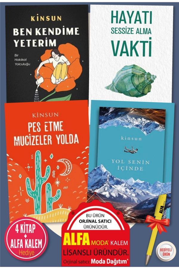Kinsun 4'Lü Set - Ben Kendime Y. - Hayatı Sessize A. V. - Pes Etme M. Y. - Yol S. I. + Alfa - Destek - Destek Yayınları - Image 1