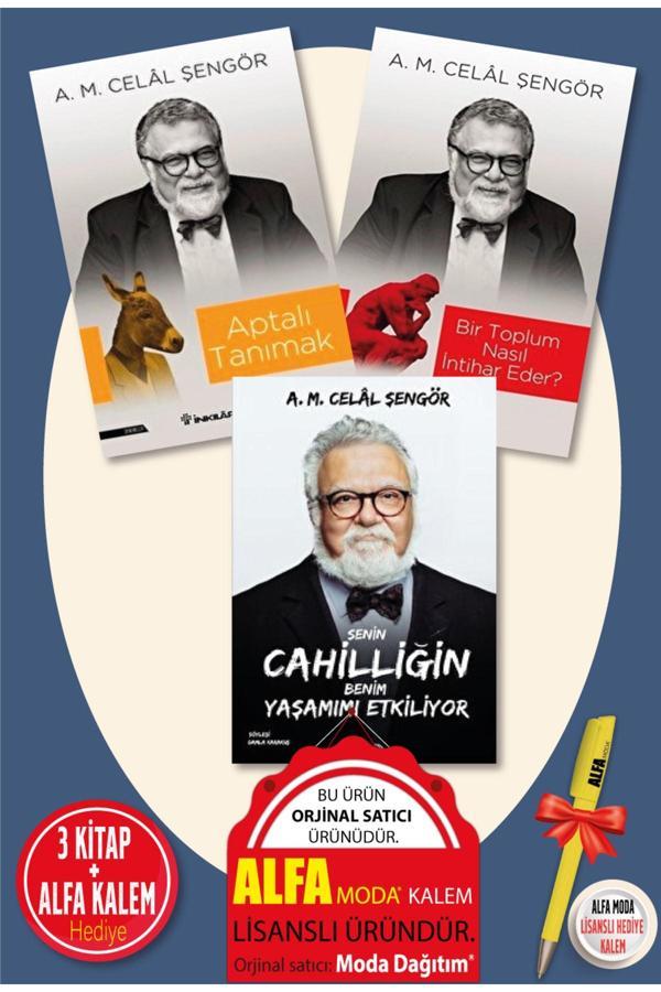Senin Cahilliğin Benim Yaşamımı Etkiliyor + Aptalı T. + Bir Toplum N. Intihar E? (Celal Şengör) 3'Lü - Masa Kitap - Image 1