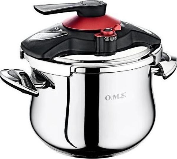 Oms 5034G 7 Litre Matik Güveç Düdüklü Tencere Kırmızı - Image 1