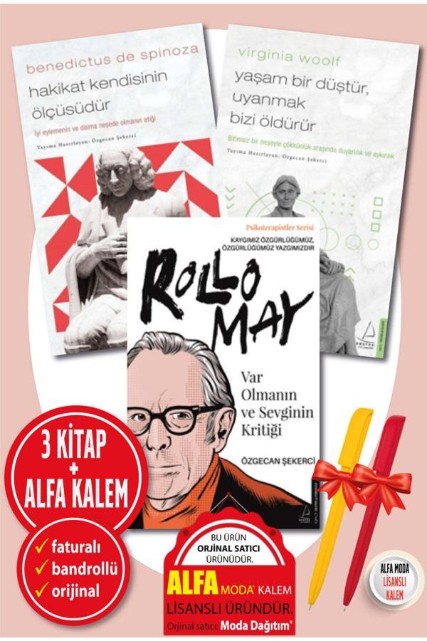 Özgecan Şekerci 3 Kitap Set (Rollo May-Var Olmanın Ve Sevginin Kritiği + Spinoza Hakikat Kendisinin - Destek Yayınları - Image 1