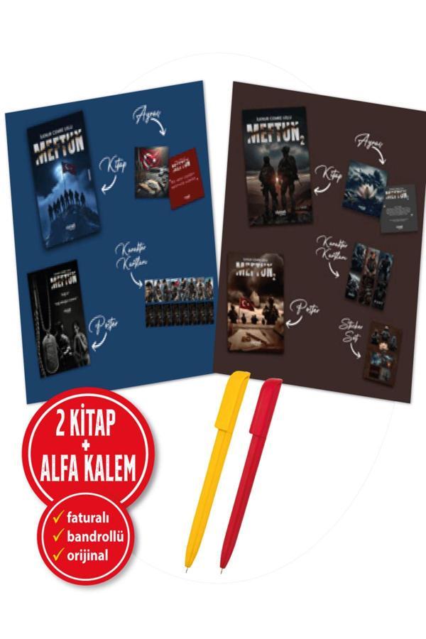 Alfa Kalem + İlknur Cemre Uslu 2 Kitap (Meftun 1 Ve 2)-Yeni-Ulysses - Ulysses Yayınları - Image 1
