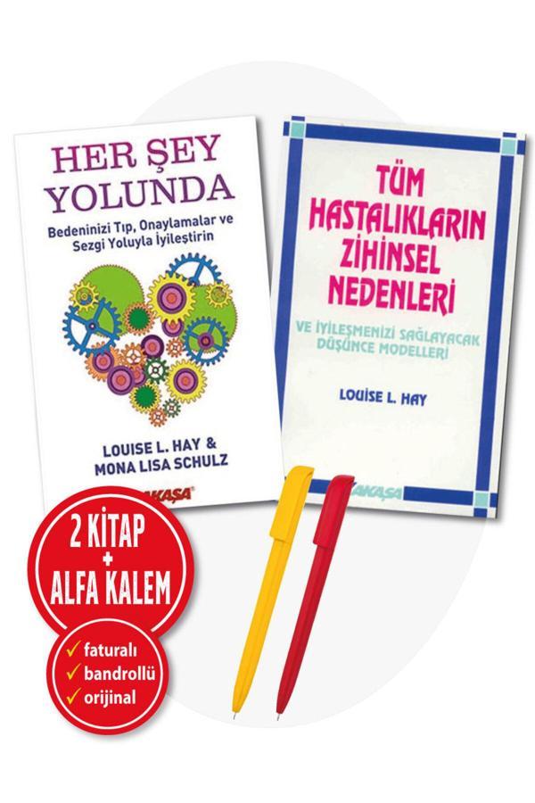 Louise L. Hay 2 Kitap Set/ Her Şey Yolunda + Tüm Hastalıkların Zihinsel Nedenleri İyileşmenizi-Sağlık - Akaşa Yayın - Image 1