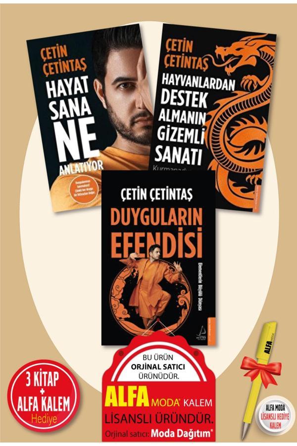 Hayat Sana Ne Anlatıyor + Duyguların Efendisi + Hayvanlardan Destek A. G. S. (Çetin Çetintaş) 3 Set - Destek Yayınları - Image 1
