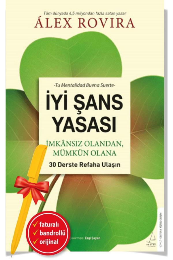 Alfa Kalem + İyi Şans Yasası (Alex Rovira) Yeni Kişisel Gelişim/Destek Kitap - Destek Yayınları - Image 1