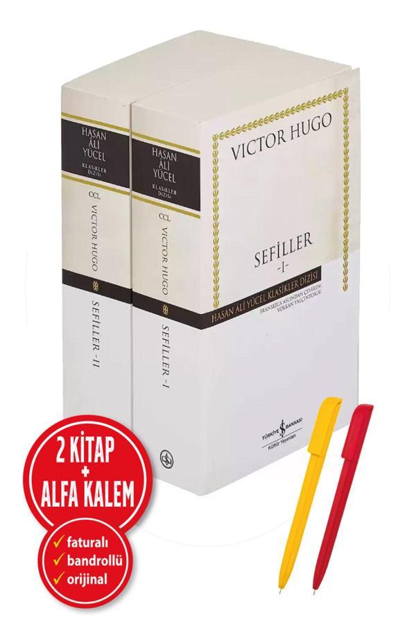 Alfa Kalem + Victor Hugo Sefiller 2 Kitap Takım (Sefiller 1-Sefiller 2) - İş Bankası Kültür Yayınları - Image 1