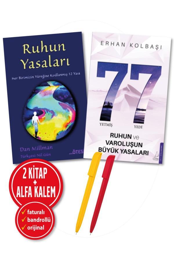 Alfa Kalem + Dan Millman(Ruhun Yasaları) + Erhan Kolbaşı(Yetmiş Yedi 77) 2 Kitap-Bireysel Gelişim-Ötesi - Ötesi Yayıncılık - Image 1