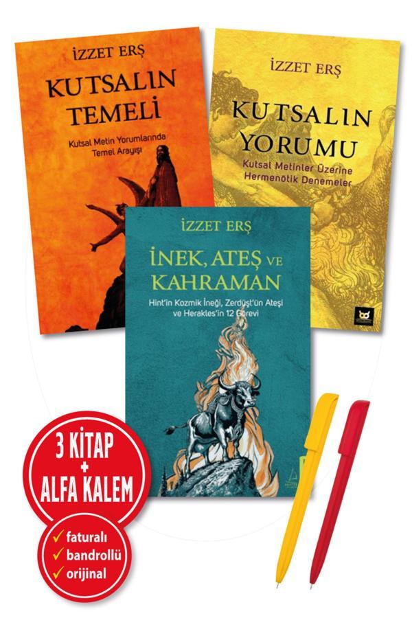 Alfa Kalem + İzzet Erş 3 Kitap(Kutsalın Temeli + Yorumu + İnek, Ateş, Kahraman)-Yeni-Felsefe-Destek Kitap - Destek Yayınları - Image 1